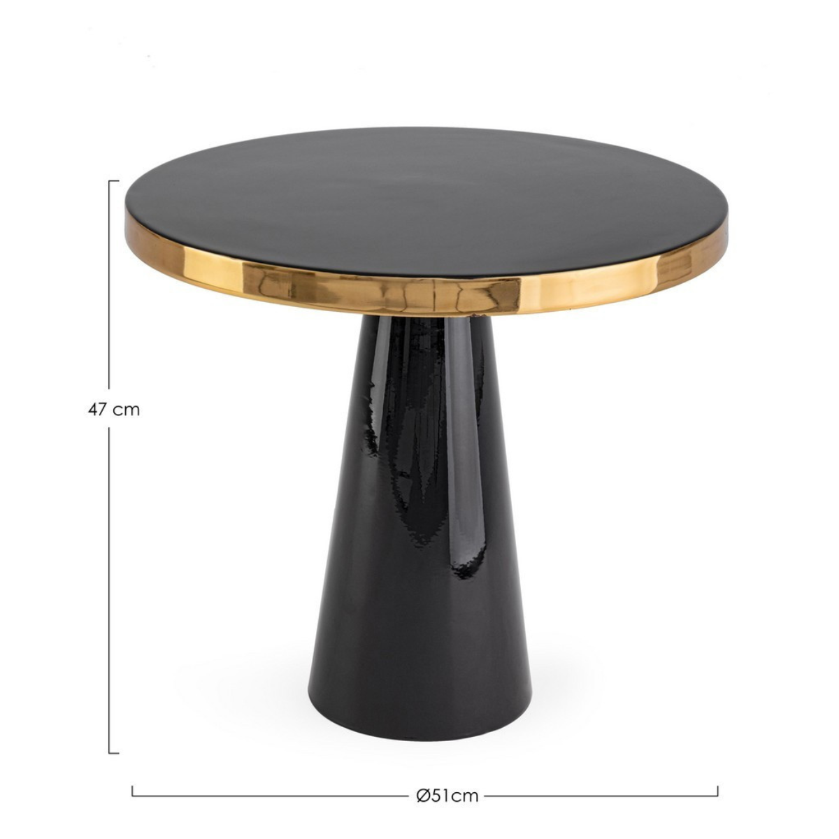 BT NATAN Black elegant Coffee Table